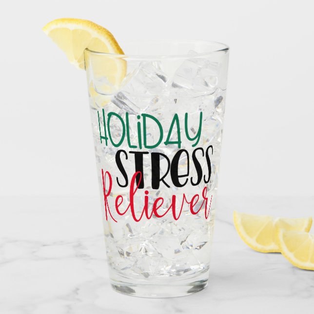 Copo De Pint Alívio de stress de férias | Bebendo de Natal Lega (Gelo frontal)