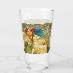Copo De Pint Alphonse Mucha Art Nouveau Princess Hyacinth
