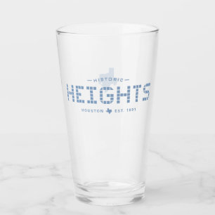 Copo De Pint Altura Telha, Telha Azul, Houston Heights