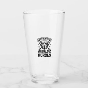 Copo De Pint Amante de Cão Cavalo Vintage Design de Homens Líde