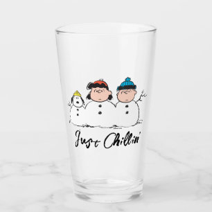 Copo De Pint Amendoins 3 Pessoa Snowman
