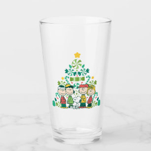 Copo De Pint Amendoins Árvore de Natal de hortelã-pimenta