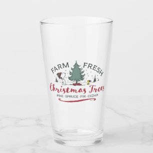 Copo De Pint Amendoins Árvores de Natal frescas Fazendas