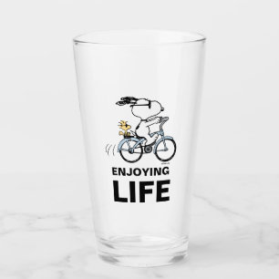 Copo De Pint Amendoins Bicicleta Snoopy & Woodstock