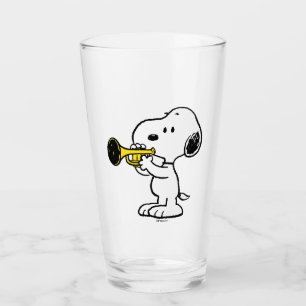 Copo De Pint Amendoins   Jogador de Trompete Snoopy