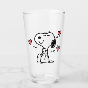 Copo De Pint Amendoins   Snoopy Hearts