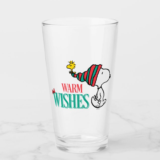 Copo De Pint Amendoins | Snoopy & Woodstock Warm Wish (Frente)