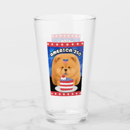 Copo De Pint AMÉRICA 250  Chow Vermelho