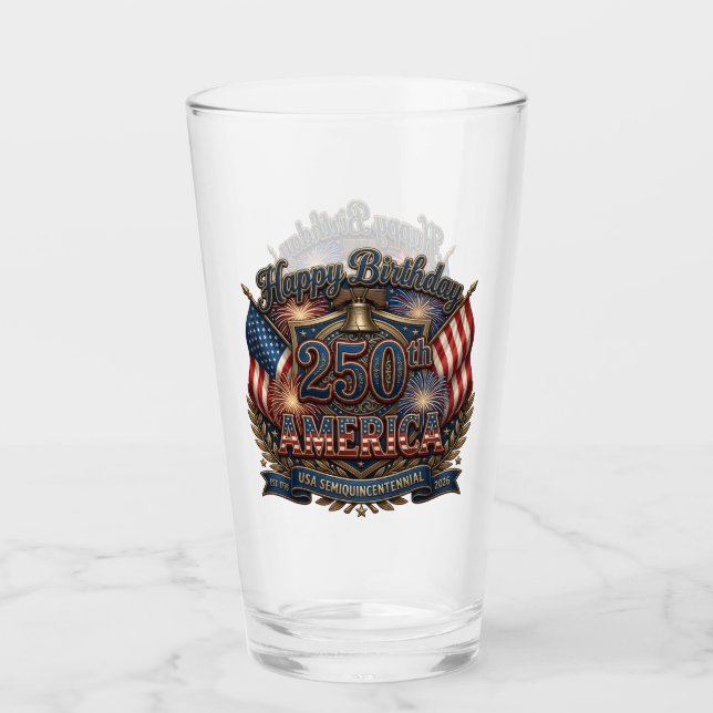 Copo De Pint América 250 Semiquincentenário (Frente)