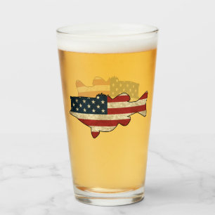 Copo De Pint American Bass Beer Glass