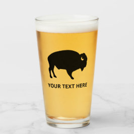 Copo De Pint American Bison Buffalo Beer Glass Tumblr