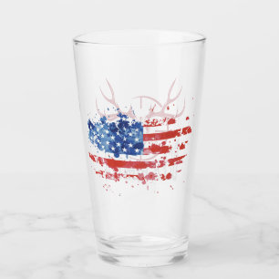 Copo De Pint American Flag Deer Hunter