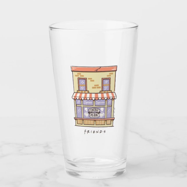 Copo De Pint AMIGOS™ | Compro de Café de Cartoon Central Perk (Frente)