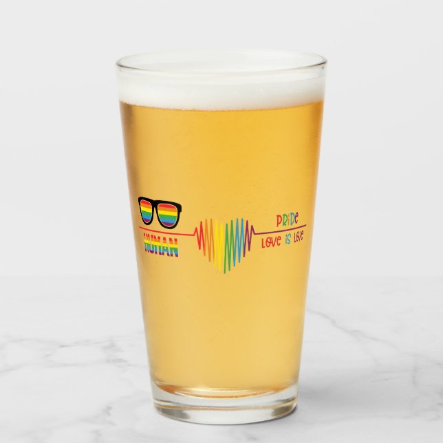 Copo De Pint Amor É Amor (Frente (Preenchido))