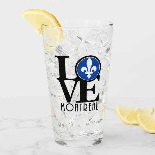Copo De Pint AMOR Montreal (Gelo frontal)
