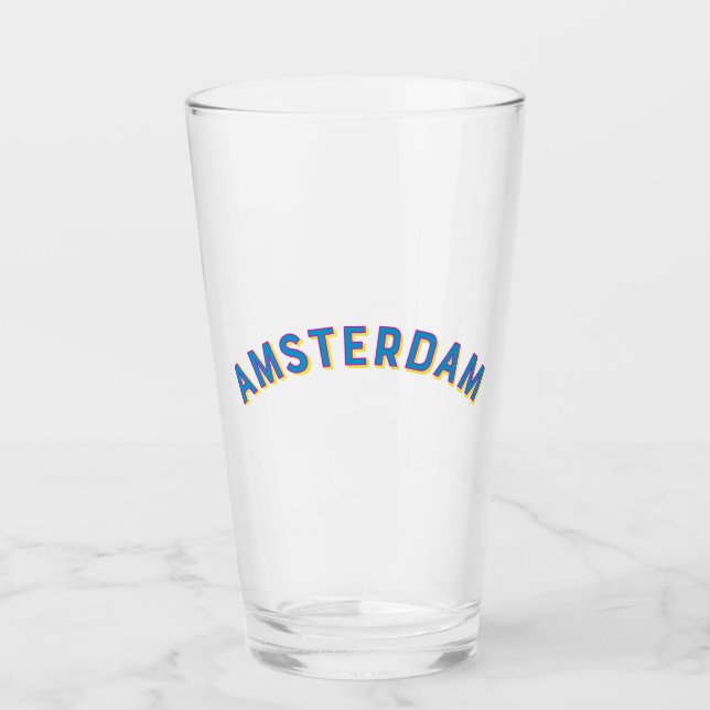 Copo De Pint Amsterdã, Holanda Vintage Arch (Frente)