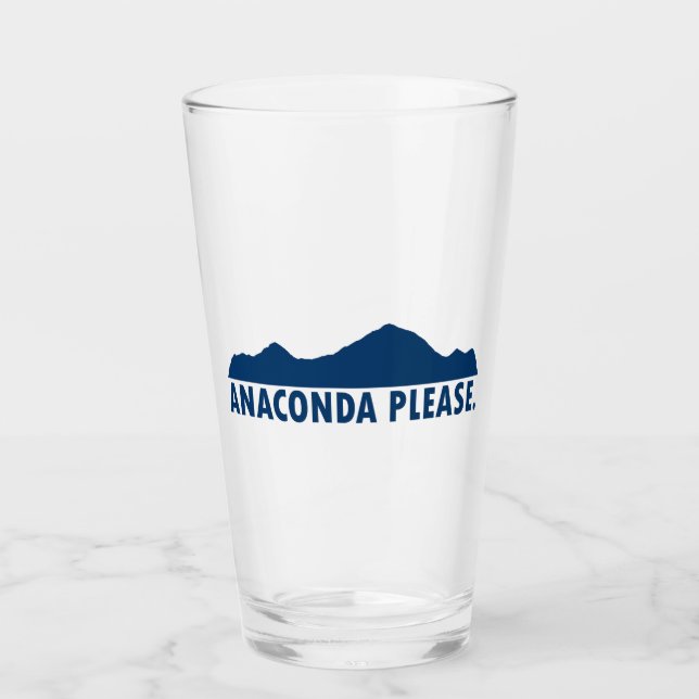 Copo De Pint Anaconda Montana, por favor (Frente)
