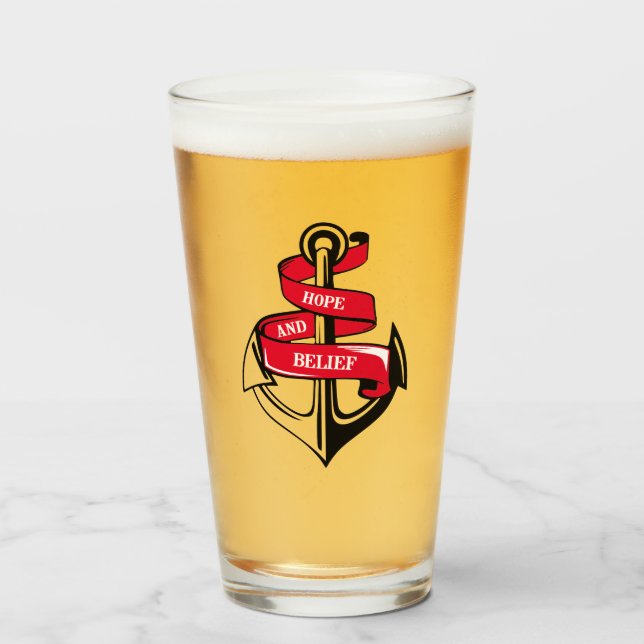 Copo De Pint Âncora (Frente (Preenchido))