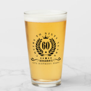 Copo De Pint Anima-Se Aos Sessenta Anos Personalizados 60.º Ani