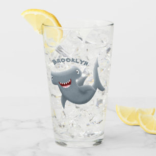 Copo De Pint Animação engraçada de tubarão Hammerhead