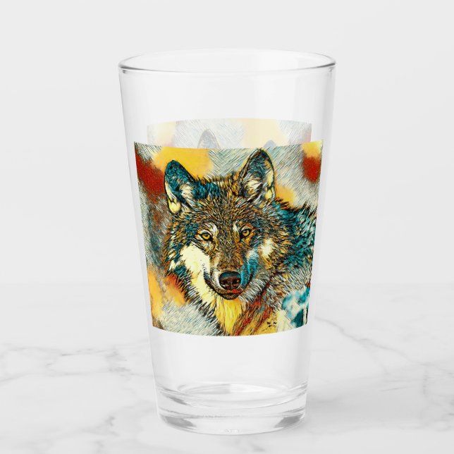 Copo De Pint AnimalArt_Wolf_010 (Frente)