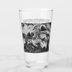 Copo De Pint AnimalArtBW_Bear_002