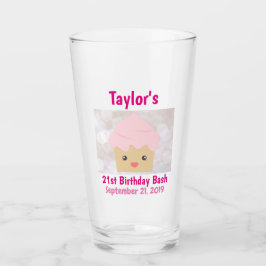 Copo De Pint aniversário de 21 anos Favor do Partido Cupcake Ro