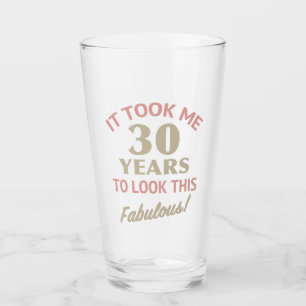 Copo De Pint Aniversário de 30 anos fabuloso