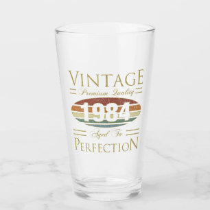 Copo De Pint Aniversário de 40 anos Vintage 1984