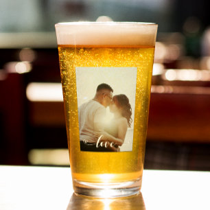Copo De Pint Aniversário do Namorados Fotográfico Personaliza