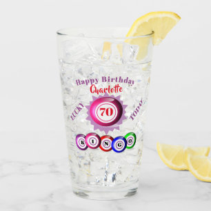 Copo De Pint Aniversário Engraçado Bingo Pensava Vidro