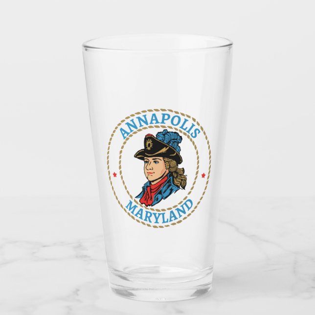 Copo De Pint Annapolis Maryland Colonial (Frente)