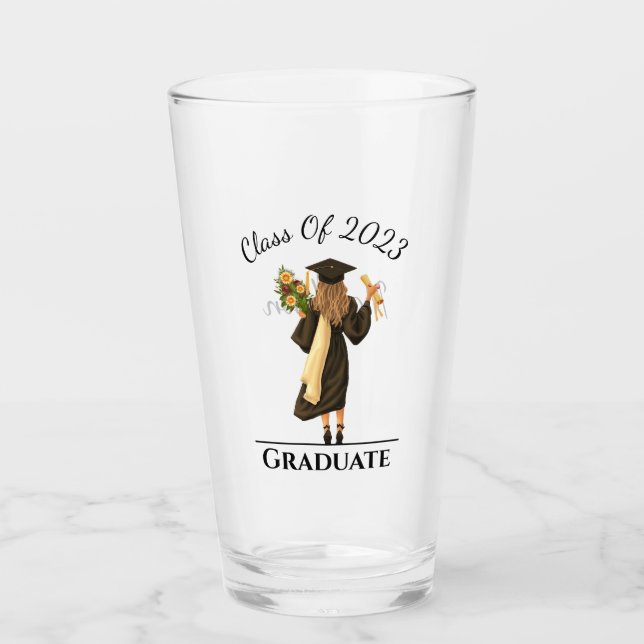 Copo De Pint Ano Personalizável do Formando Raiz (Frente)