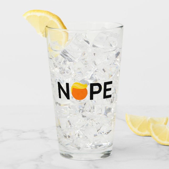 Copo De Pint Anti-Trump - Edição Nope (Gelo frontal)