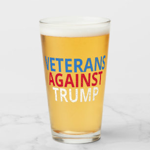 Copo De Pint Anti-Trump - Veteranos Contra Trump