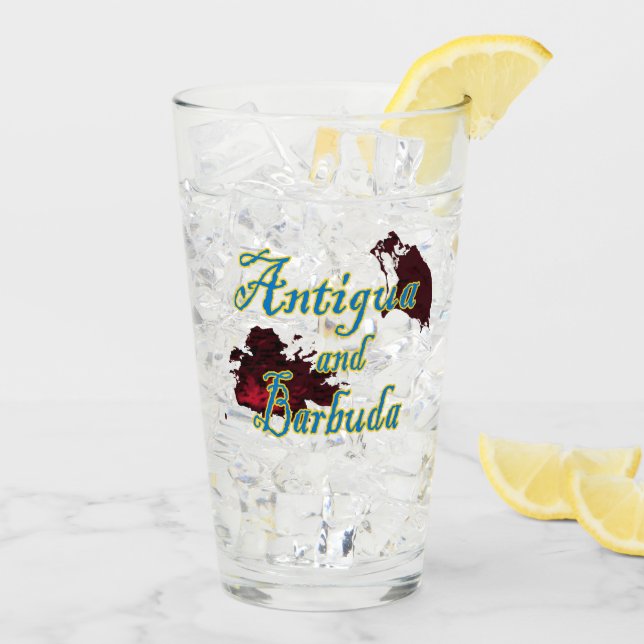 Copo De Pint Antigua e Barbuda (Gelo traseiro)