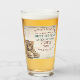Copo De Pint Anúncio de aposentadoria com botas velhas V1.0