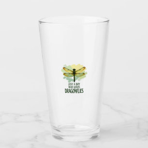 Copo De Pint Apenas um menino que ama libélulas. Libélulas Drag