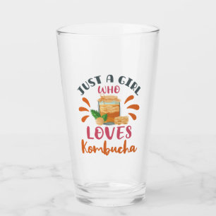 Copo De Pint Apenas uma garota que ama o Kombucha Tea