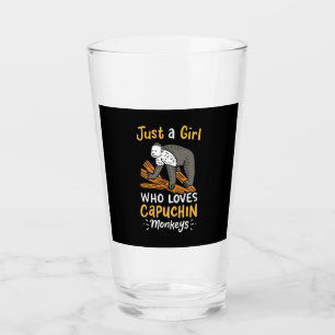 Copo De Pint Apenas Uma Menina Que Ama Macacos Capuchim