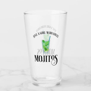 Copo De Pint Apenas Uma Menina Que Ama Mojitos