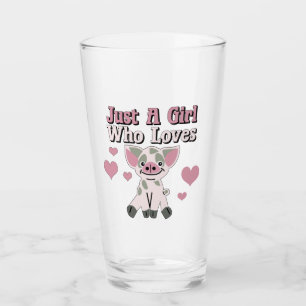 Copo De Pint Apenas Uma Menina Que Ama Suínos