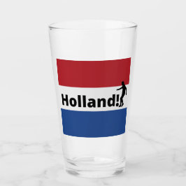 Copo De Pint Apoiador da vibrante bandeira holandesa
