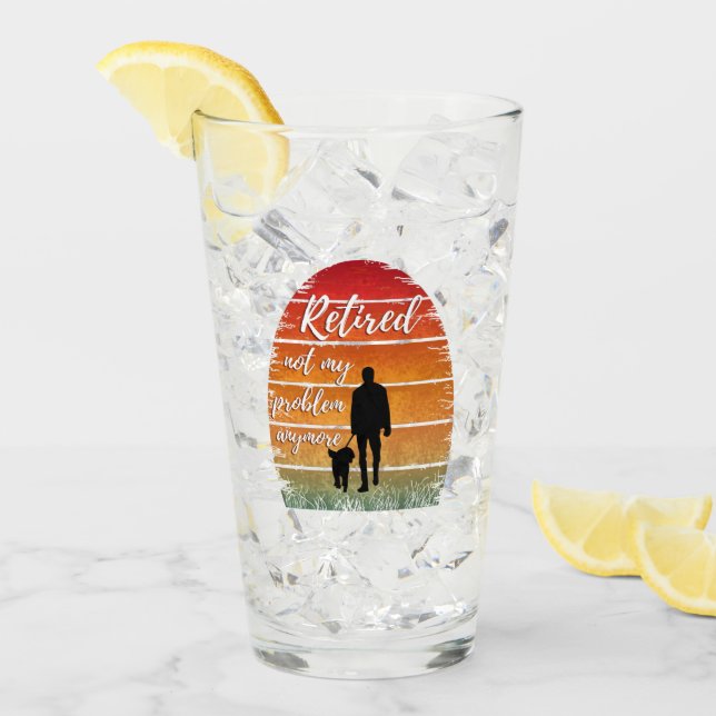 Copo De Pint aposentado não é mais meu problema (Gelo frontal)