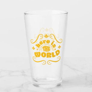 Copo De Pint Aqui está o mundo