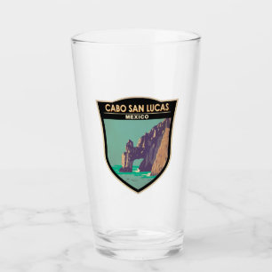 Copo De Pint Arco de Cabo San Lucas México Círculo Distressido