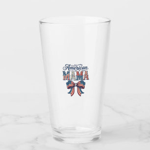 Copo De Pint Arco Patriótico da Mamãe Americana Vintage Camisa