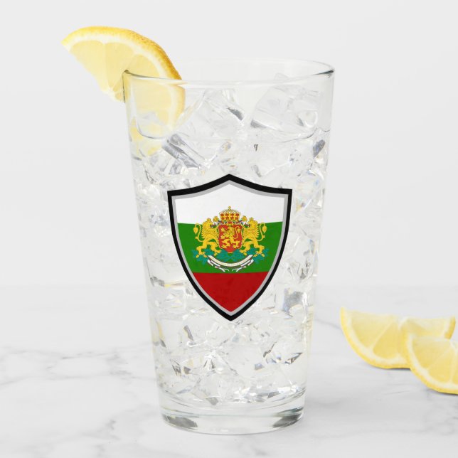 Copo De Pint Armas de bandeira casaco da Bulgária (Gelo frontal)