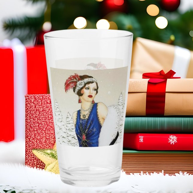 Copo De Pint Art Deco retro vintage (Criador carregado)