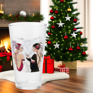 Copo De Pint Art Deco retro vintage senhoras